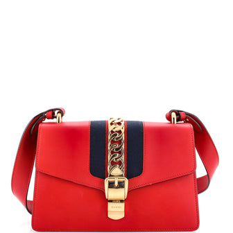 Gucci Sylvie Shoulder Bag Leather Small
