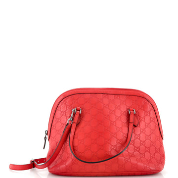 Gucci Convertible Dome Satchel (Outlet) Guccissima Leather Medium