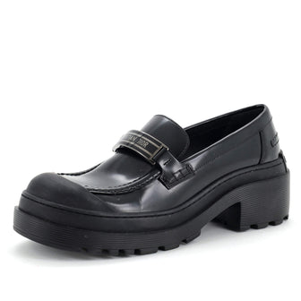 Christian Dior Women's Code Platform Loafers Leather