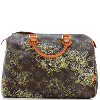 Louis Vuitton Speedy Handbag Limited Edition Monogram Dentelle 30