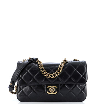 Chanel Perfect Edge Flap Bag Quilted Glazed Calfskin Small