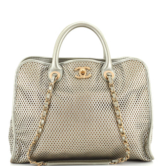 Chanel Up In The Air Convertible Tote Perforated Leather