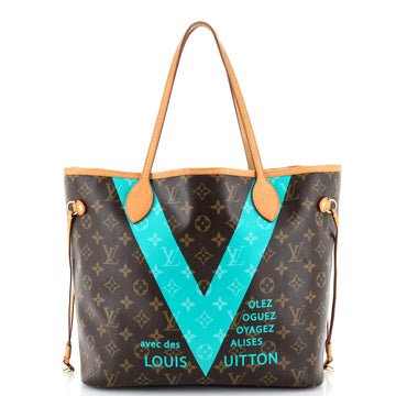 Louis Vuitton Neverfull NM Tote Limited Edition V Monogram Canvas MM