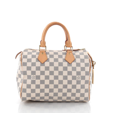 Louis Vuitton Speedy Handbag Damier 25 White 2473701