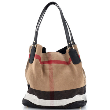 Burberry Maidstone Tote Mega Check Canvas Medium