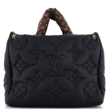 Louis Vuitton Pillow OnTheGo Tote Monogram Quilted Econyl Nylon MM