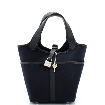 Hermes Cargo Picotin Lock Bag Canvas and Swift PM