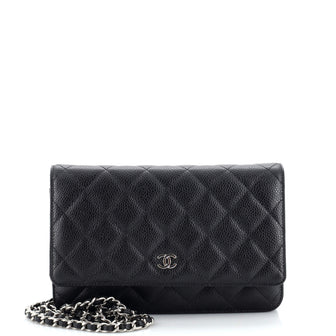 Chanel Wallet on Chain Quilted Caviar