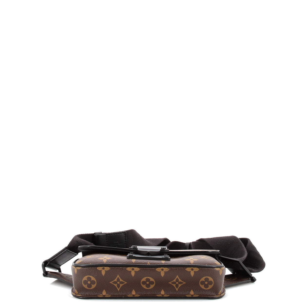 Louis Vuitton S Lock Sling Bag Macassar Monogram Canvas Brown 2474381