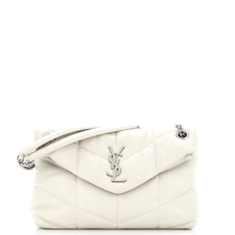 Saint Laurent Loulou Puffer Shoulder Bag Quilted Leather Small