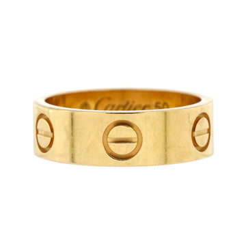 Cartier Love Band Ring 18K Yellow Gold