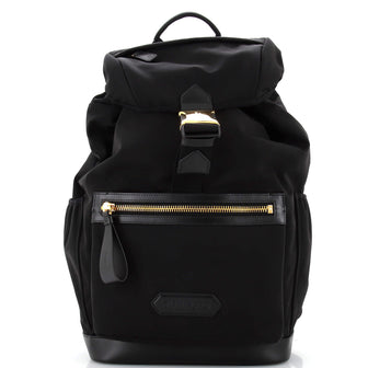 Tom Ford Drawstring Flap Backpack Nylon