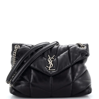 Saint Laurent Loulou Puffer Shoulder Bag Quilted Leather Medium