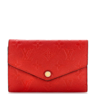 Louis Vuitton Curieuse Wallet Monogram Empreinte Leather Compact