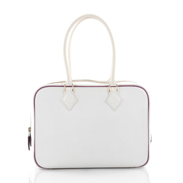Hermes Plume Bag Bicolor Epsom 28 White 2474701