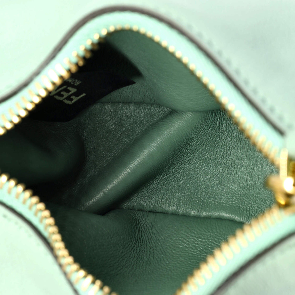 Fendi Fendigraphy Bag Leather Nano Green 2474822