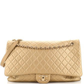 Chanel XXL Travel Flap Bag Quilted Calfskin Large