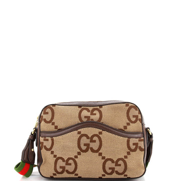 Gucci Camera Bag Jumbo GG Canvas Mini