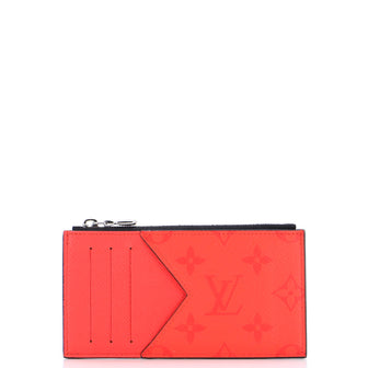 Louis Vuitton Coin Card Holder Monogram Taigarama