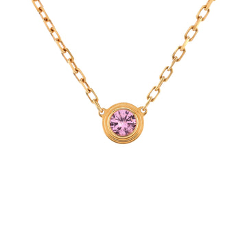 Cartier Cartier D'Amour 1 Pink Sapphire Necklace 18K Rose Gold