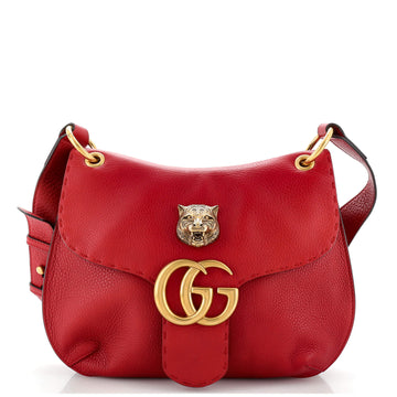 Gucci GG Marmont Animalier Shoulder Bag Leather Medium
