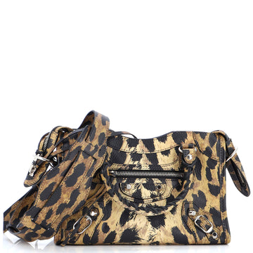 Balenciaga City Classic Studs Bag Printed Leather Mini