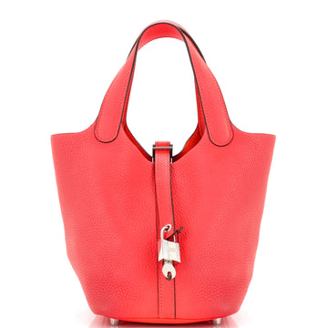 Hermes Picotin Lock Bag Clemence PM