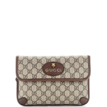 Gucci Neo Vintage Flap Belt Bag GG Coated Canvas