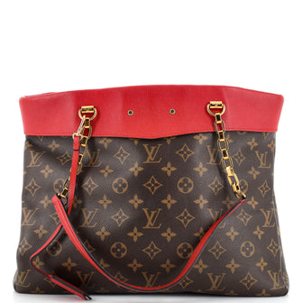 Louis Vuitton Pallas Shopper Monogram Canvas and Calfskin