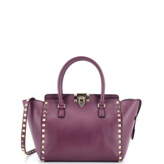 Valentino Garavani Rockstud Tote Rigid Leather Small