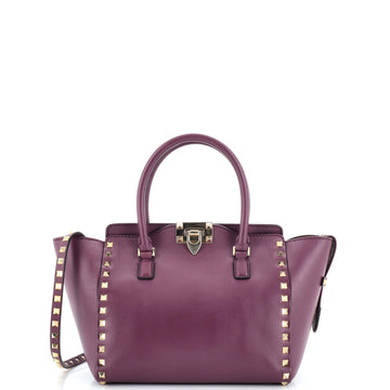 Valentino Garavani Rockstud Tote Rigid Leather Small