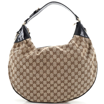 Gucci Full Moon Hobo GG Canvas Large
