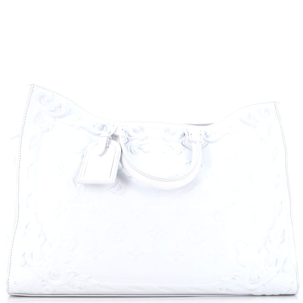 LV Ornaments Sac Plat Bag OpticWhite New