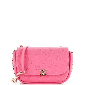 Chanel Casual Trip Flap Bag Quilted Lambskin Small
