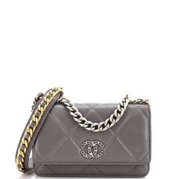 Chanel 19 Wallet on Chain Quilted Lambskin