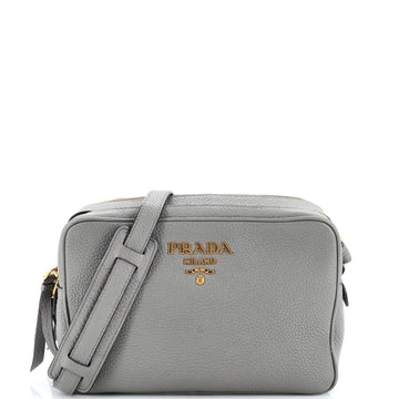 Prada Double Zip Camera Bag Vitello Daino