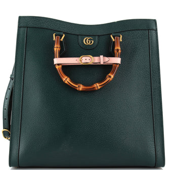 Gucci Diana NM Bamboo Handle Tote Leather Medium