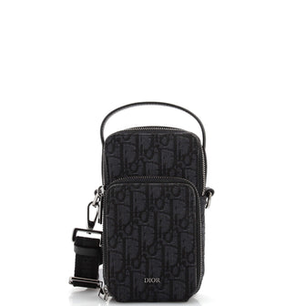 Christian Dior Rider Pouch Oblique Canvas Micro
