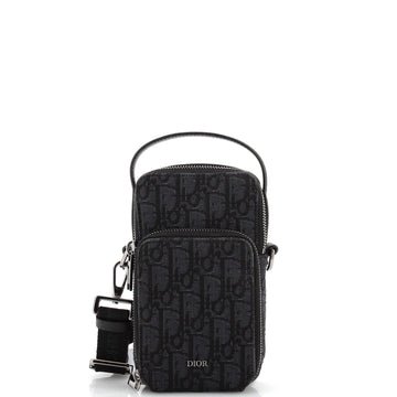 Christian Dior Rider Pouch Oblique Canvas Micro