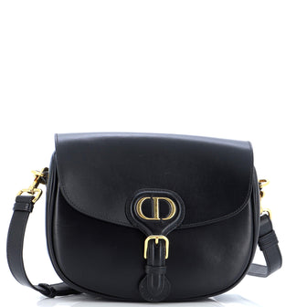 Christian Dior Bobby Flap Bag Leather Medium