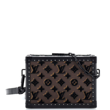 Louis Vuitton Clutch Box Bag Monogram Tuffetage Canvas