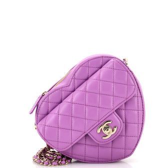 Chanel CC in Love Heart Bag Quilted Lambskin