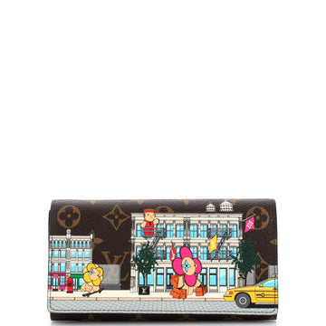 Louis Vuitton Sarah Wallet Limited Edition Vivienne Xmas Monogram Canvas