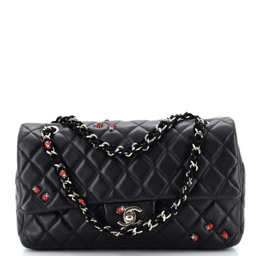 Chanel Ladybug Flap Bag Quilted Lambskin Medium