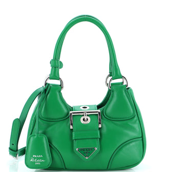 Prada Re-Edition 2002 Moon Handle Bag Padded Nappa Leather