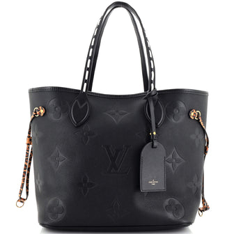 Louis Vuitton Neverfull NM Tote Wild at Heart Monogram Empreinte Giant MM