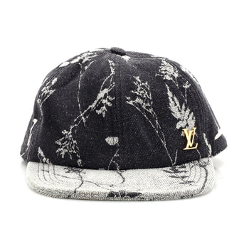 Louis Vuitton Easy Fit Baseball Cap Flower Printed Cotton
