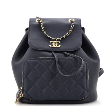 Chanel Business Affinity Backpack Caviar Small