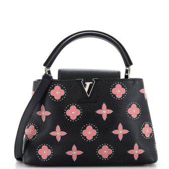 Louis Vuitton Capucines Bag Limited Edition Flowers Leather PM