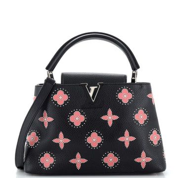 Louis Vuitton Capucines Bag Limited Edition Flowers Leather PM